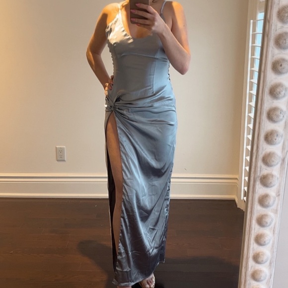 2 for $85 Revolve - Superdown Silver Dress - Picture 2 of 3